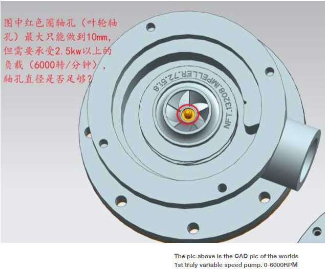 world first variable speed pump