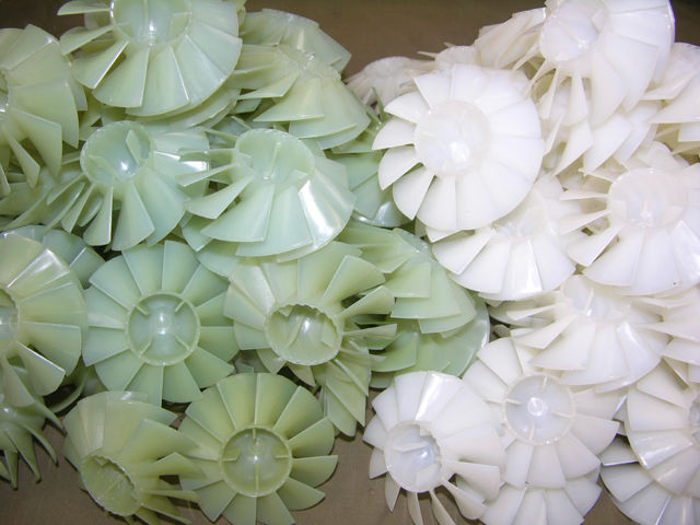 Mass Produced Overlapping Fan Blades